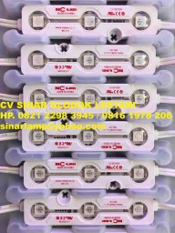 Lampu LED Module 3 Mata 5050 Merah